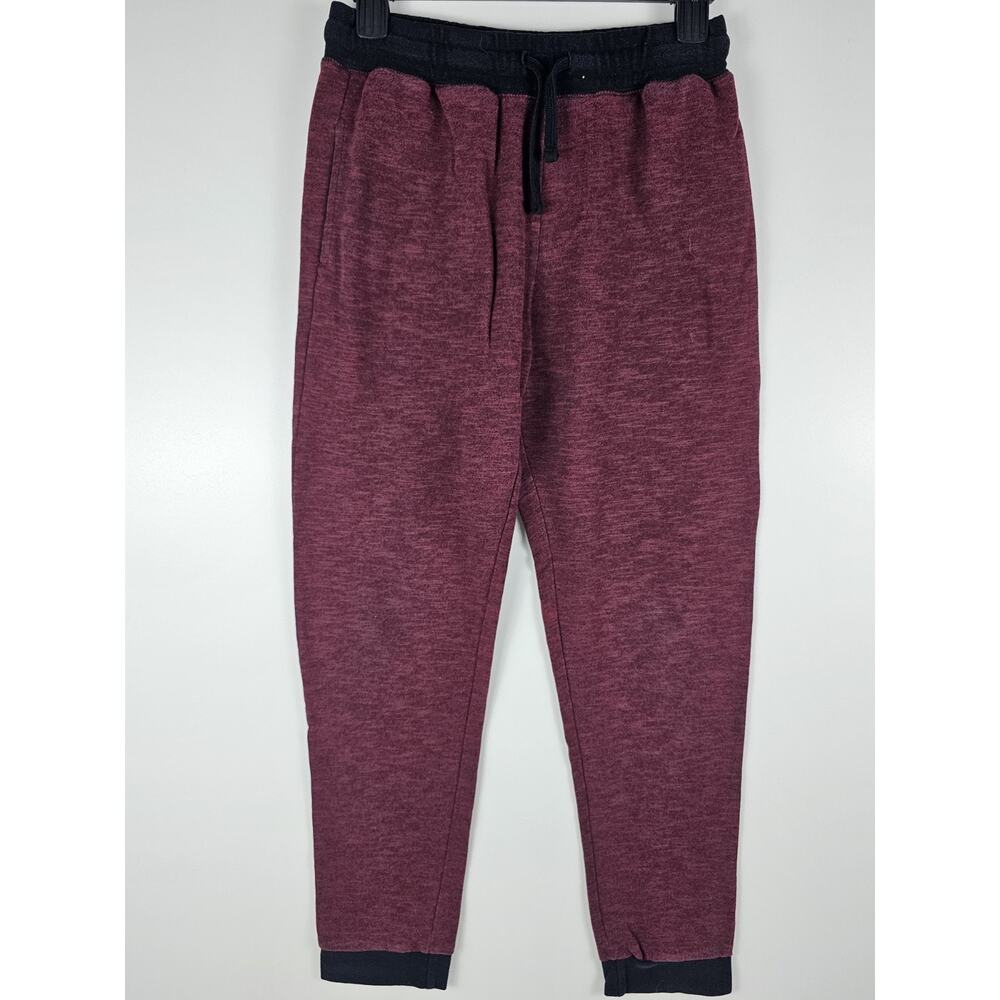 Women's Splendid Casual Slip On Jogger Pants Size XL X-Large Burgundy #1359